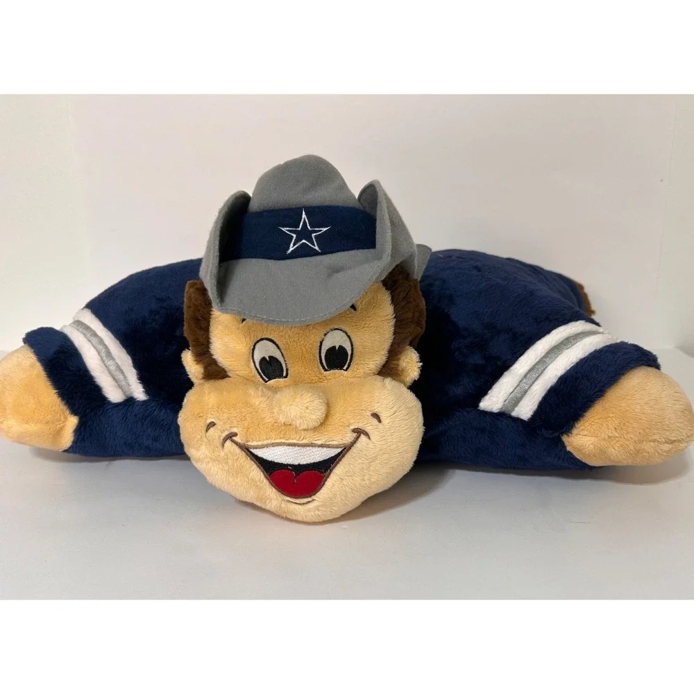 NWT NFL Football Dallas Cowboys Mascot Rowdy Pillow Pet Plush 21